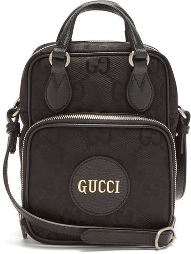 Off The Grid Gg-jacquard Canvas Cross-body Bag - Mens - Black