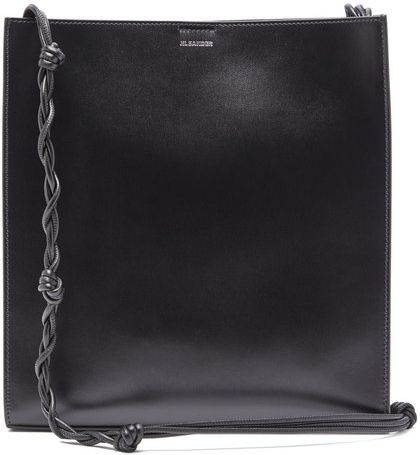 Tangle Medium Braided-strap Leather Shoulder Bag - Womens - Black