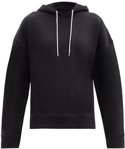 Organic-cotton Jersey Hooded Sweatshirt - Womens - Black