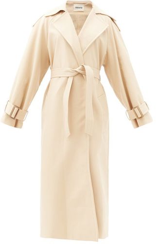 Libby Cotton Trench Coat - Womens - Camel