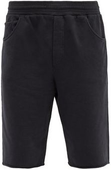 Fide Cut-off Cotton-jersey Shorts - Mens - Black