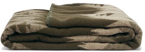 Sonora Jacquard Napped Wool-blend Blanket - Multi