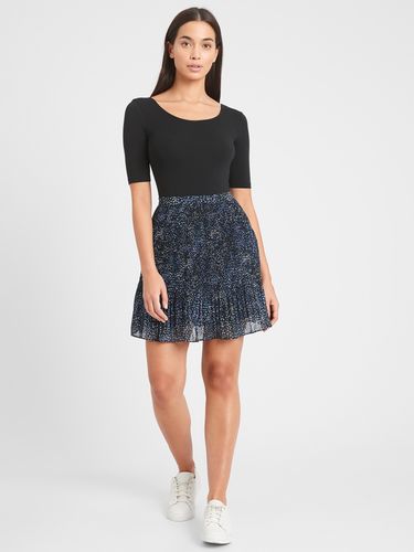 Pleated Mini Skirt