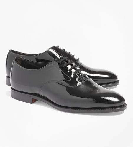 Black Patent Lace-Ups