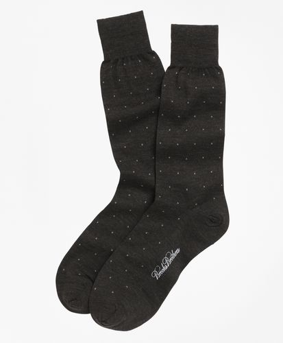 Merino Wool Big Dot Crew Socks