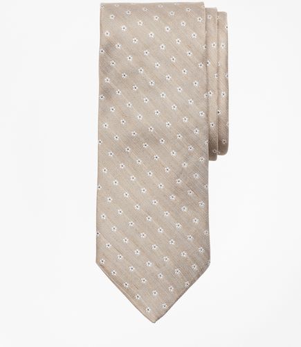 Linen And Silk Floral Tie