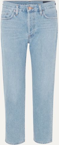 The Low Slung Mid-rise Jeans - Mid denim