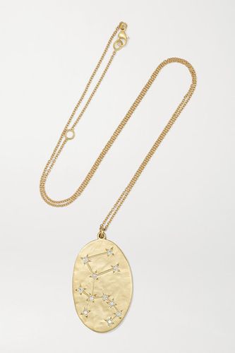 Aquarius 14-karat Gold Diamond Necklace