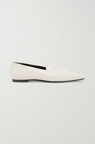 Minimal Leather Loafers - White