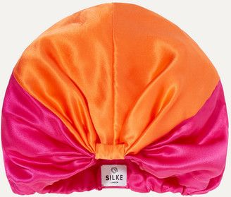 The Poppy Silk Hair Wrap - Pink