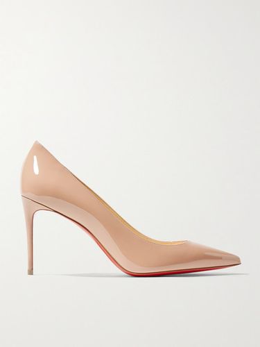 Kate 85 Patent-leather Pumps - Beige