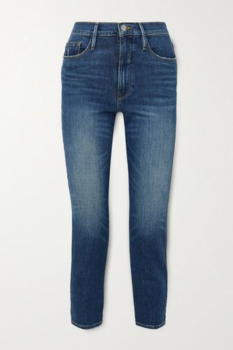 Le Pixie Sylvie Cropped High-rise Straight-leg Jeans - Mid denim