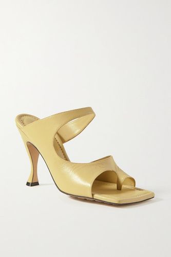 Leather Mules - Pastel yellow