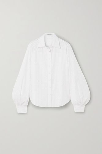 Bea Broderie Anglaise Cotton Shirt - Ivory