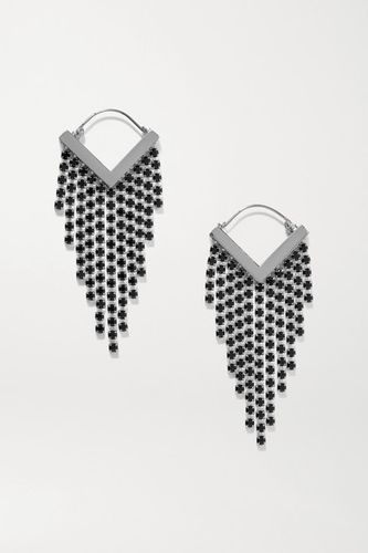 Silver-tone Crystal Earrings