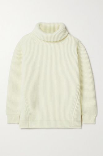 &Daughter - Net Sustain Inver Ribbed Merino Wool-blend Turtleneck Sweater - Cream