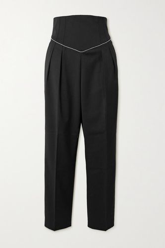 Starwood Crystal-embellished Twill Tapered Pants - Black