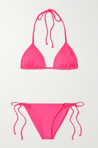 Net Sustain Rae Triangle Halterneck Bikini - Bright pink