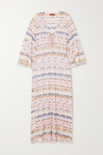 Mare Crochet-knit Kaftan - White