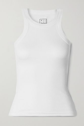 The Rivington Ribbed Stretch-tencel Lyocell Tank - White