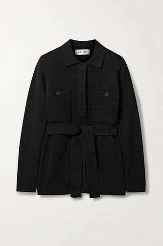 Cameron Belted Cotton-blend Jacket - Black