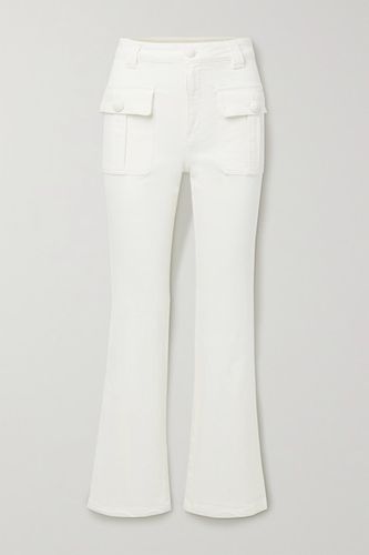 High-rise Flared Jeans - White