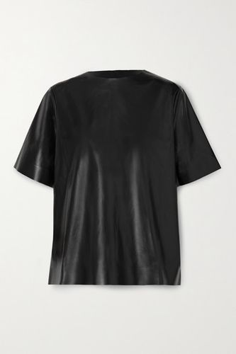 Oversized Vinyl Top - Black