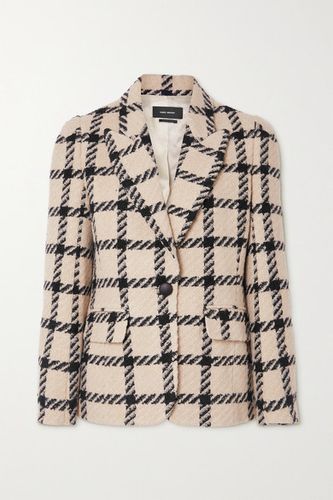 Kioa Checked Tweed Blazer - Ecru