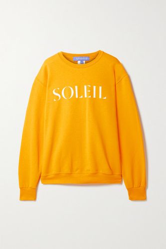 Net Sustain Printed Cotton-blend Jersey Sweatshirt - Saffron