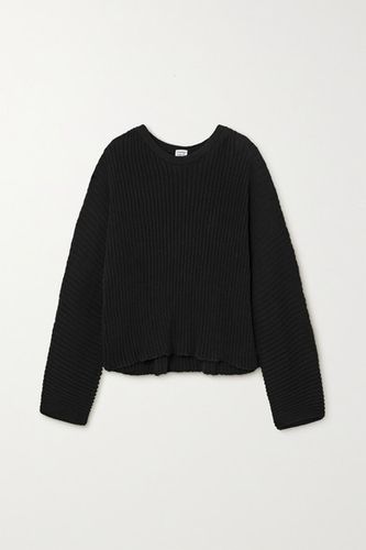 Kai Ribbed Organic Cotton Sweater - Black