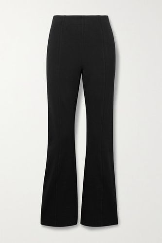 Net Sustain Organic Cotton-blend Jersey Flared Pants - Black