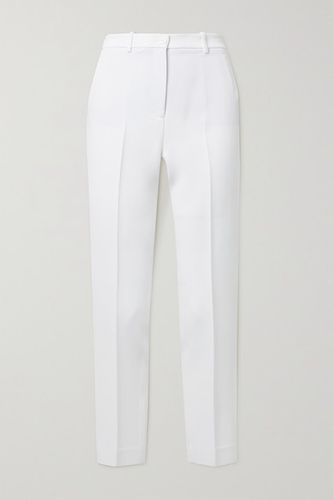 Samantha Crepe Straight-leg Pants - White