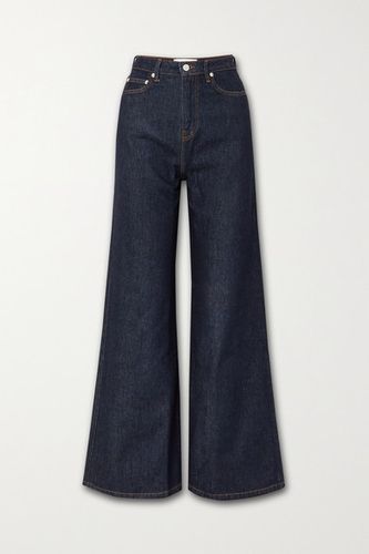 Romy High-rise Wide-leg Denim Jeans - Dark denim