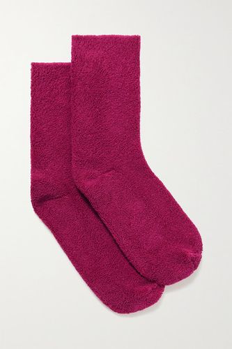 Cotton-blend Terry Socks - Pink