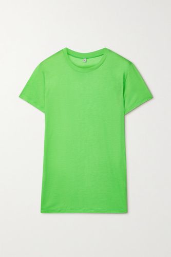 Bamboo-jersey T-shirt - Lime green