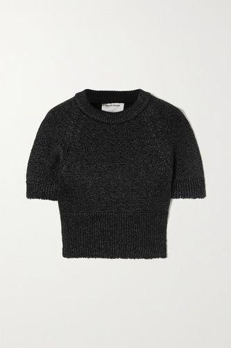 Metallic Wool-blend Sweater - Black
