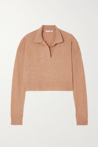 Net Sustain Cropped Recycled Cashmere-blend Sweater - Camel