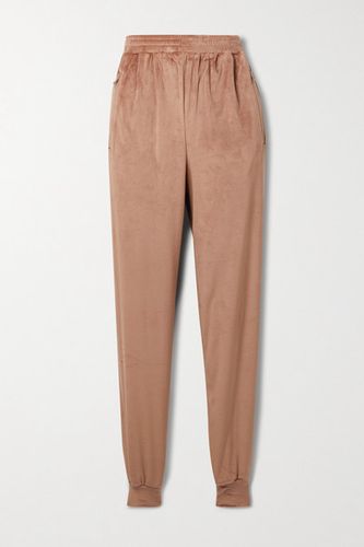 Velour Track Pants - Sienna