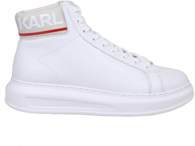 Sneakers Kapri Mens In White Leather