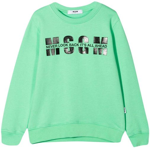Green Sweatshirt Moncler Enfant