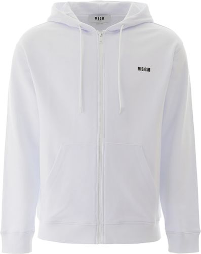 Zip-up Hoodie With Logo