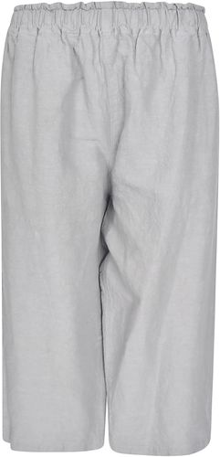 Cropped Wide Trousers