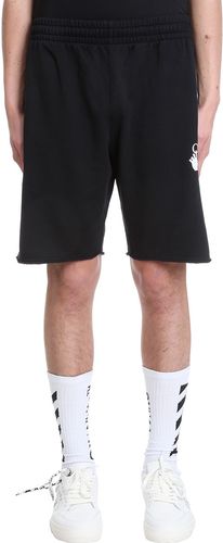 Marker Shorts In Black Cotton