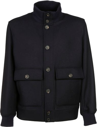 Side Buttoned Pocket Jacket