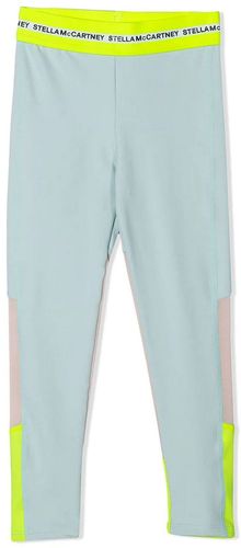 Light Blue Heavy-jersey Active Leggings