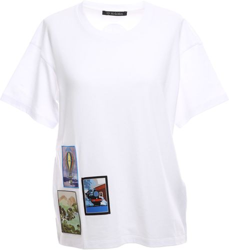 Regular T-shirt With Embroidered Patches