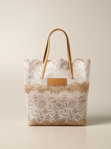 Shoulder Bag Seeds Of Love Ermanno Scervino Lace Shopper Bag