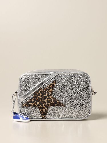 Crossbody Bags Star Golden Goose Bag In Laminated Leather And Glitter