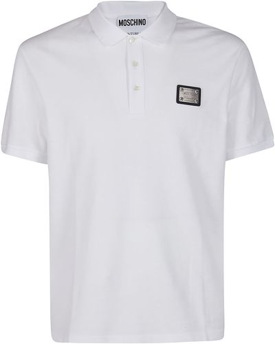 White Cotton Polo Shirt