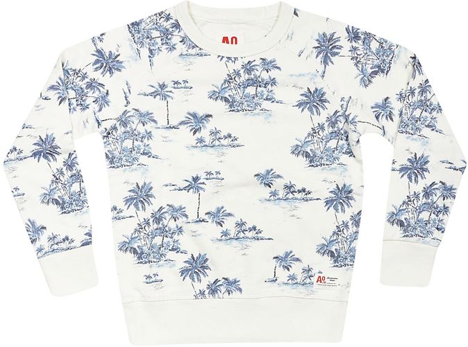 Palm Print Sweatshirt